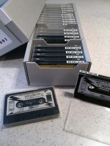 カセットテープ用保存箱